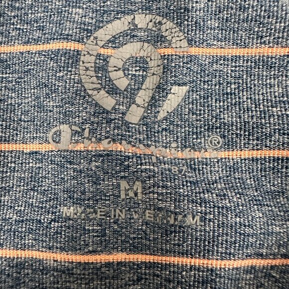 c9 by Champion Men's Striped Polo Shirt Size M Gray & Orange - Picture 3 of 6